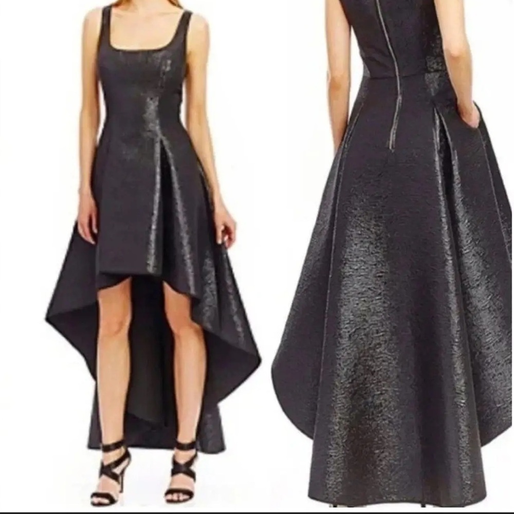 Nicole Miller Black Fit and Flare Cocktail Dress